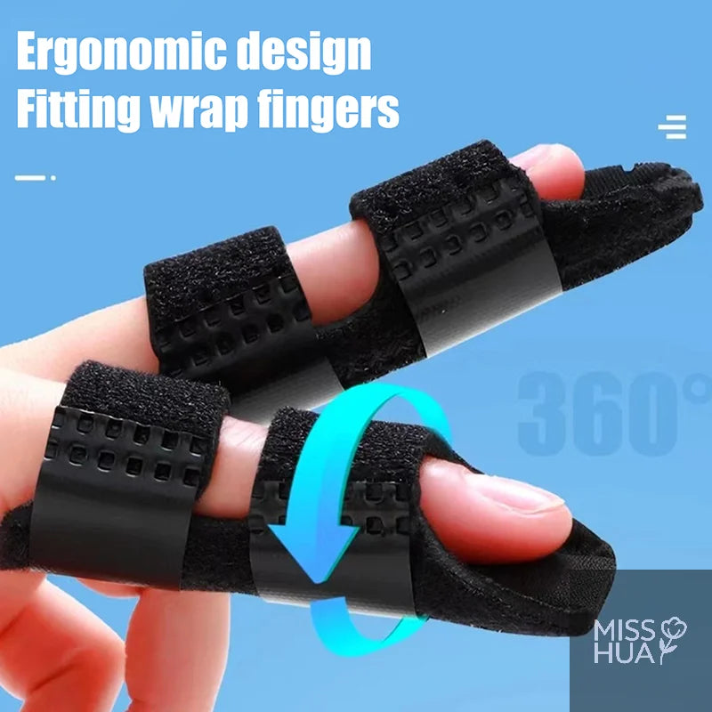 Adjustable Finger Splint Brace | Steel Plate Pain Relief Support