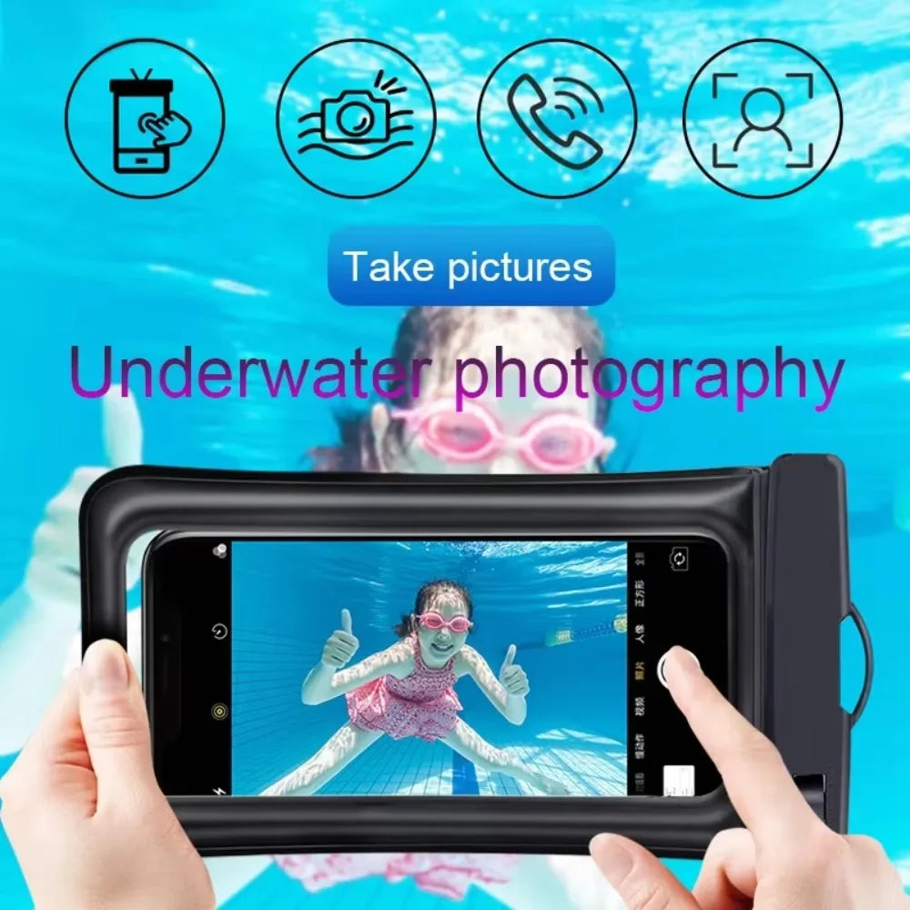 Waterproof Phone Pouch Touchscreen Dry Bag | Swimming