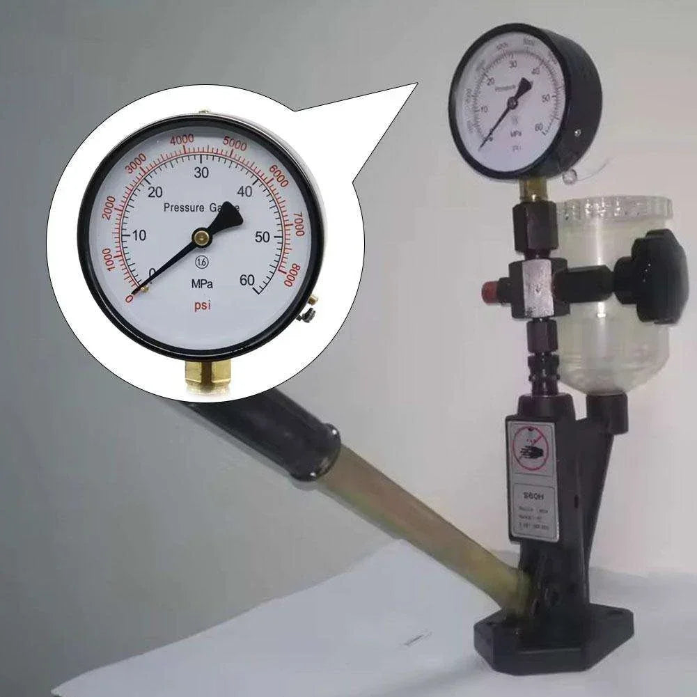 0-60Mpa Pressure Gauge for S60h Diesel Injector Nozzle Tester, 0-8000Psi Pressure Meter Testing Tool Peaceful Pleasures Health and Wellness
