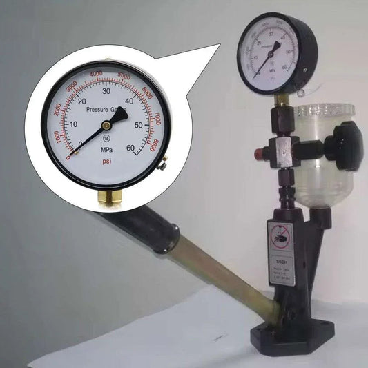 Diesel Injector Pressure Gauge 0-60MPa / 8000PSI for S60H Automotive Tools Peaceful Pleasures Health and Wellness