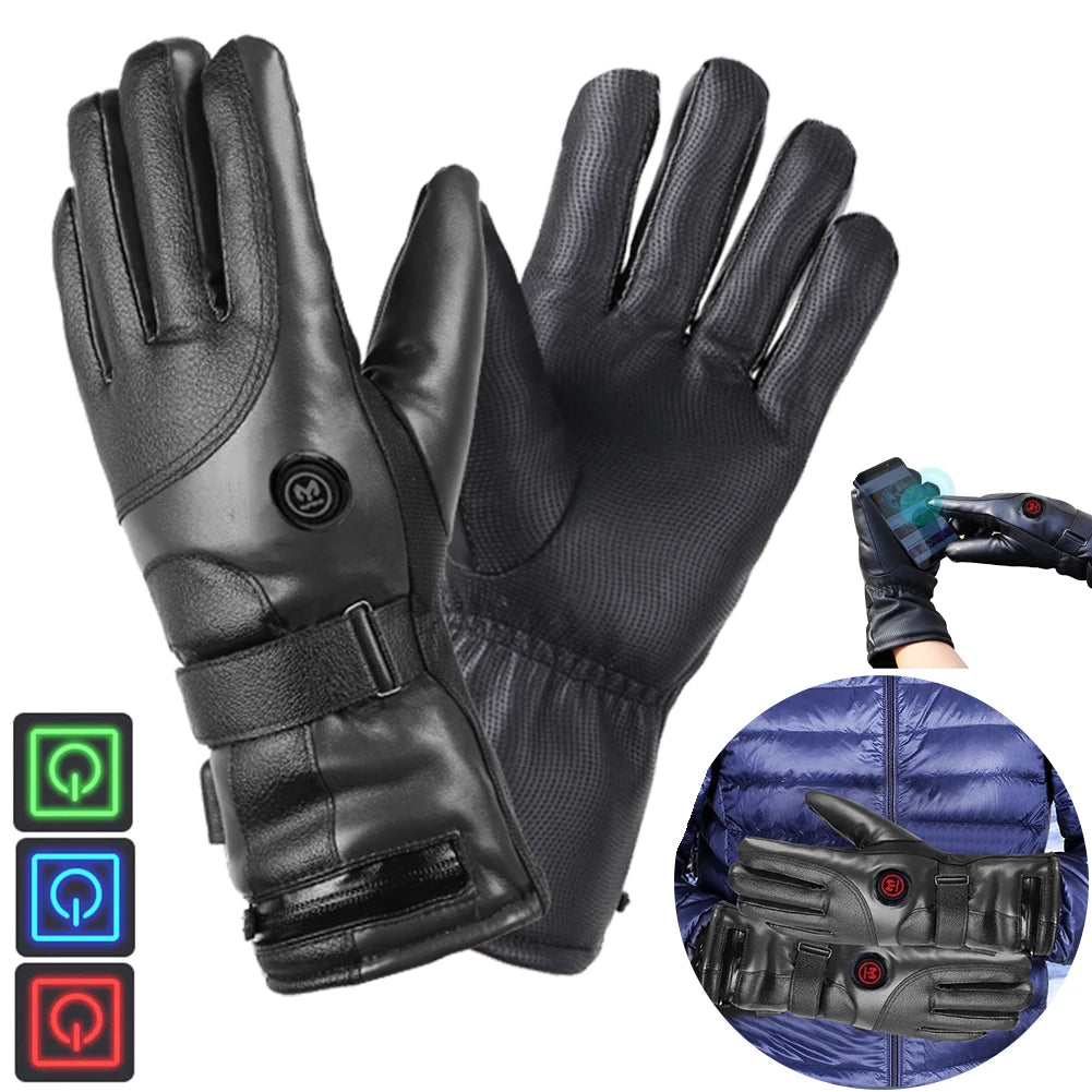 Rechargeable Heated Gloves | 3-Level Waterproof Winter Hand Warmers