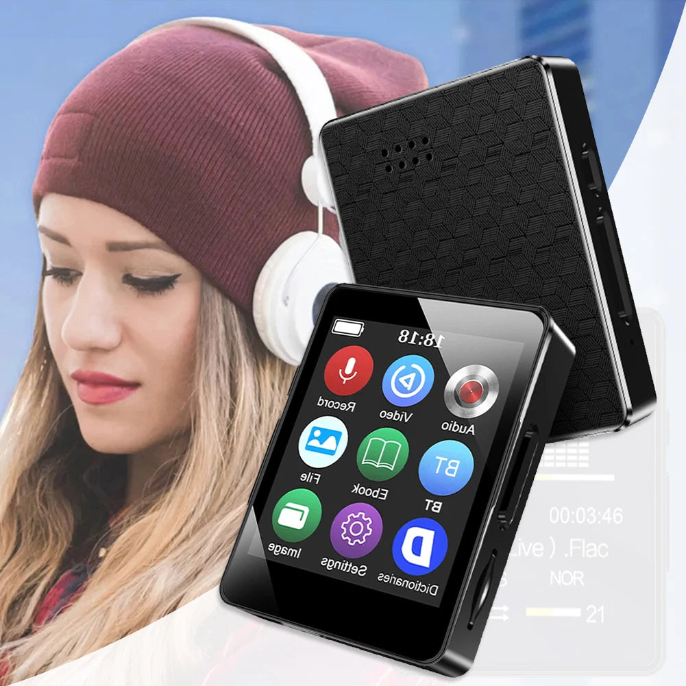 Portable MP3 Player Bluetooth 5.0 HiFi 1.8" Screen | 8–64GB