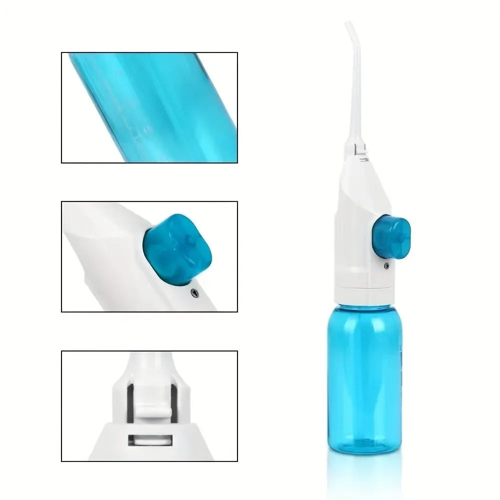 Portable Manual Oral Irrigator | High Pressure Water Flosser