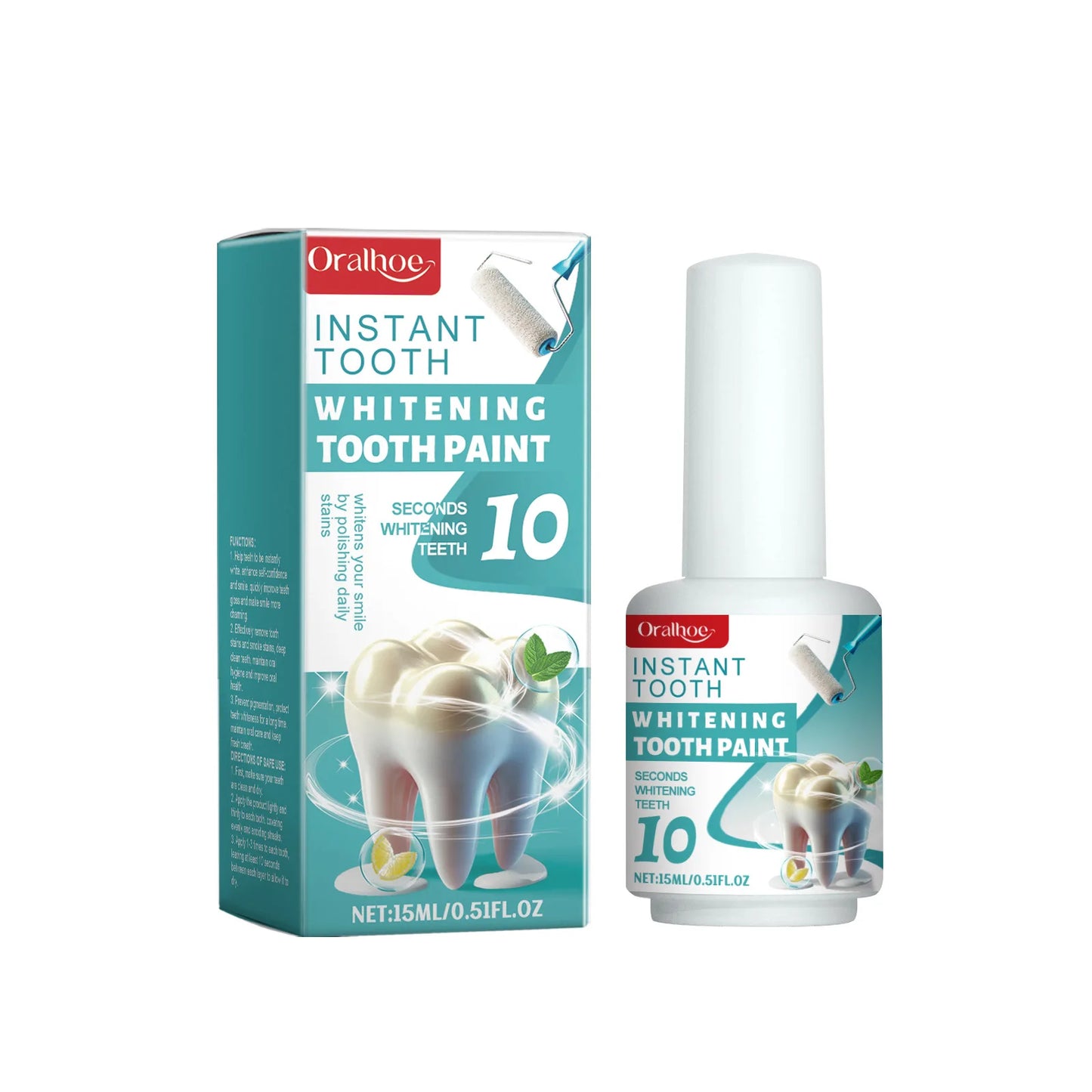 Instant White Tooth Paint – Teeth Whitening Varnish 15ml