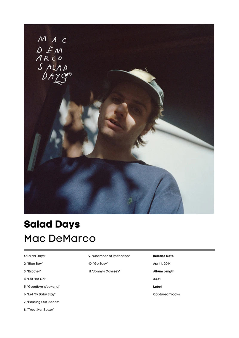 Music Album Cover Canvas Poster | Mac DeMarco, RHCP & More