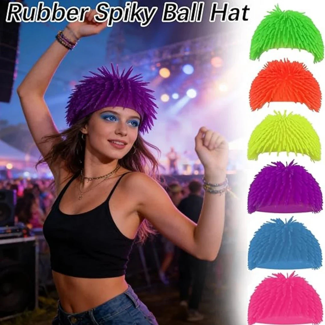 Wacky Spiky Ball Hat – Novelty Party Headpiece & Gag Gift