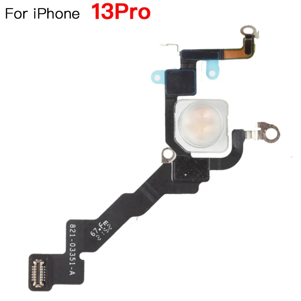 Flashlight Flex Cable iPhone 13 Mini Pro Max + Mic Module