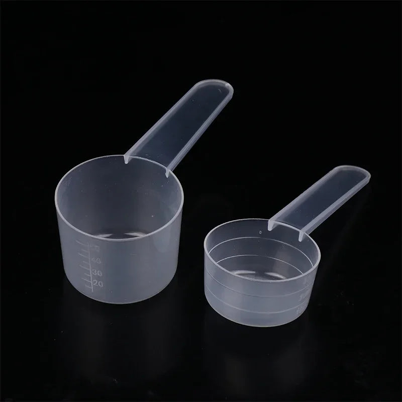 10-Pack Transparent Measuring Spoons 15/25/30/35g ML Scale