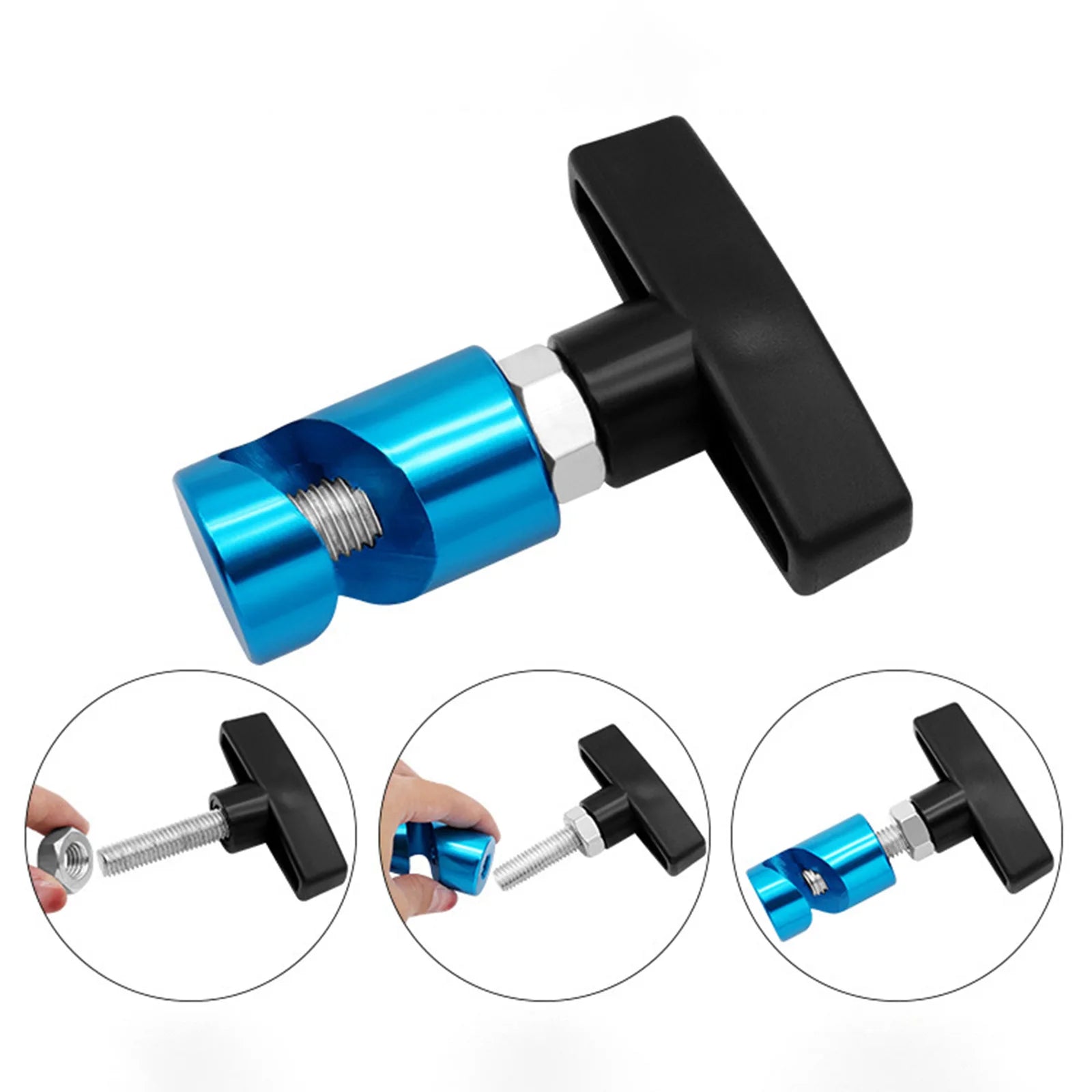 1Pcs/lot New Style Car Hood Lift Bar Anti-clamping Device Durable Aluminium Alloy Support Rod Clamp Securely Holds Weak Lift Peaceful Pleasures Health and Wellness