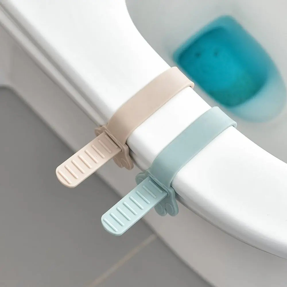 Toilet Lid Lifter Toilet Lid Lift Handle Accessories Household Toilet Seat Flip Lid Handle To Prevent Dirty Hands for Bathroom Peaceful Pleasures Health and Wellness