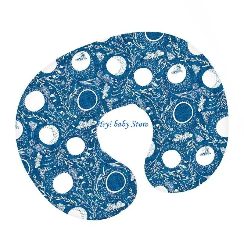 Breastfeeding Pillow Cover – Soft Print Nursing Slipcover