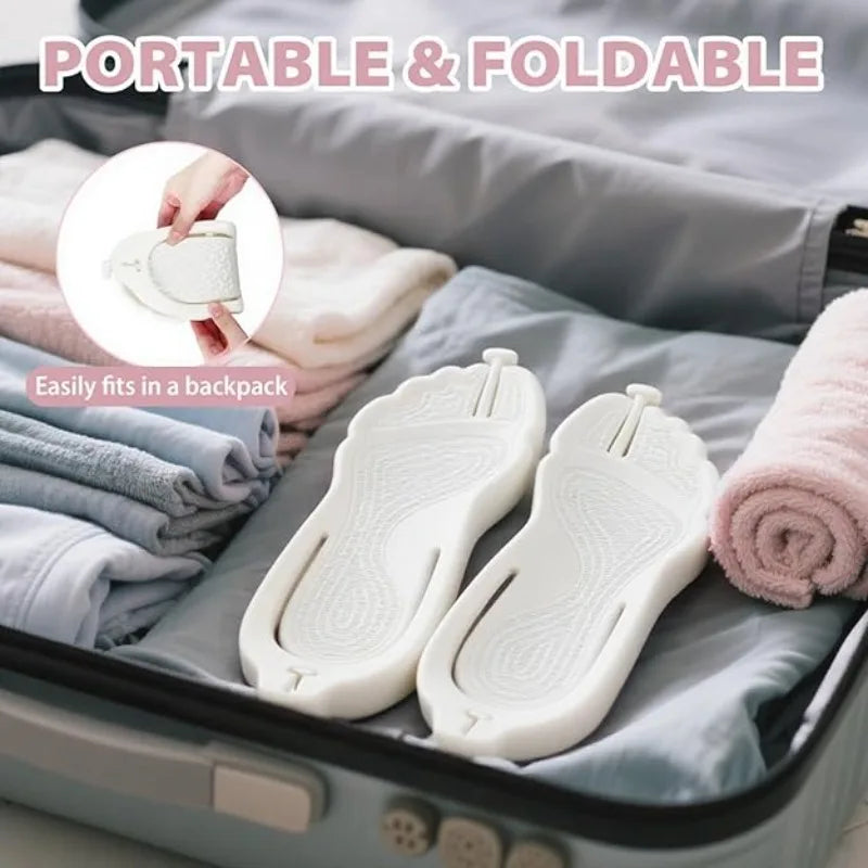 Foldable Travel Slippers – Portable Anti-Slip Hotel Flip Flops