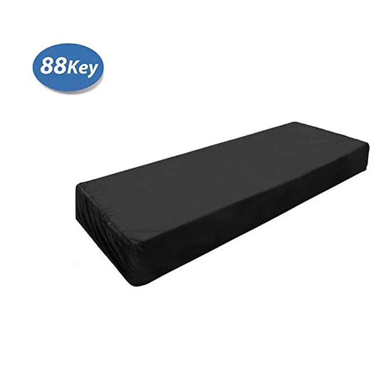 61/88 Keys Piano Keyboard Covers Piano Keyboards Stretchable Dust Proof Folding Waterproof Covers With Drawstring Locking Clasps Peaceful Pleasures Health and Wellness 88-Key