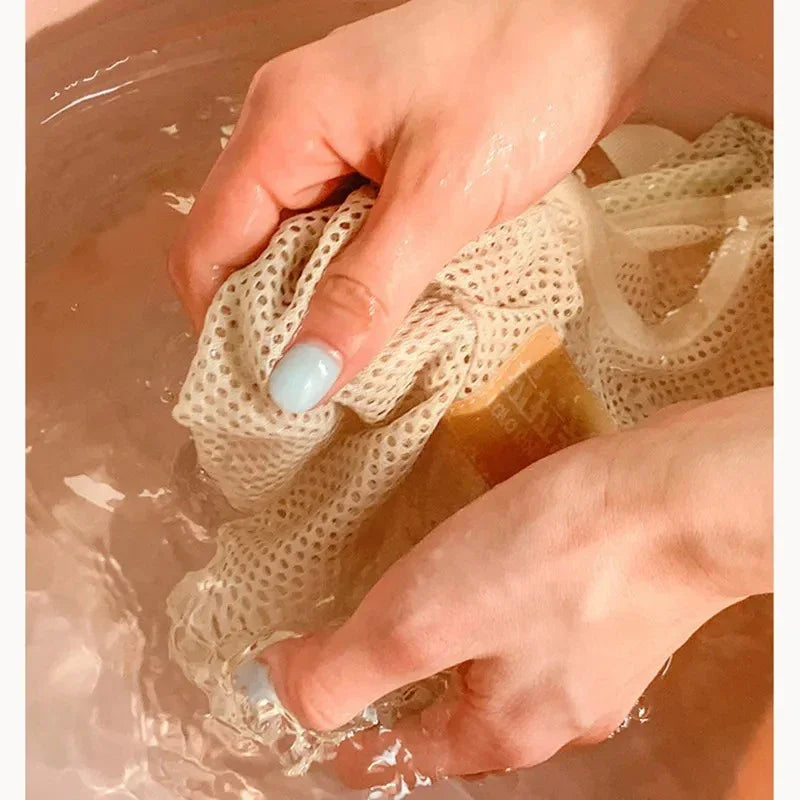 Hanging Net Storage Bags – Wall Wardrobe Organizer | Space Saver