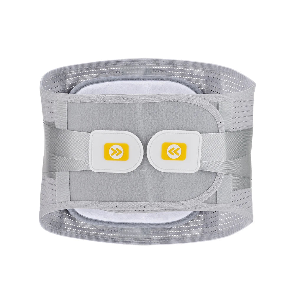 Lumbar Support Belt with 4 Steel Plates Rapezoidal Back Support Brace Men Women Spine Decompression Herniated Disc Strap Work Peaceful Pleasures Health and Wellness