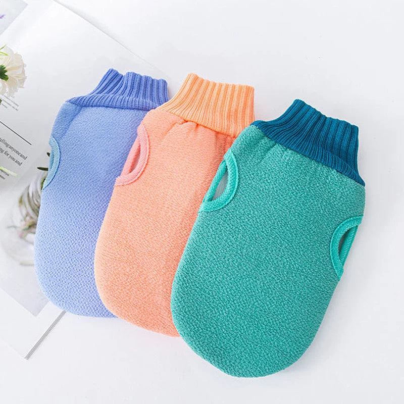 Exfoliating Bath Gloves – Body Scrub, Shower & Spa Massage