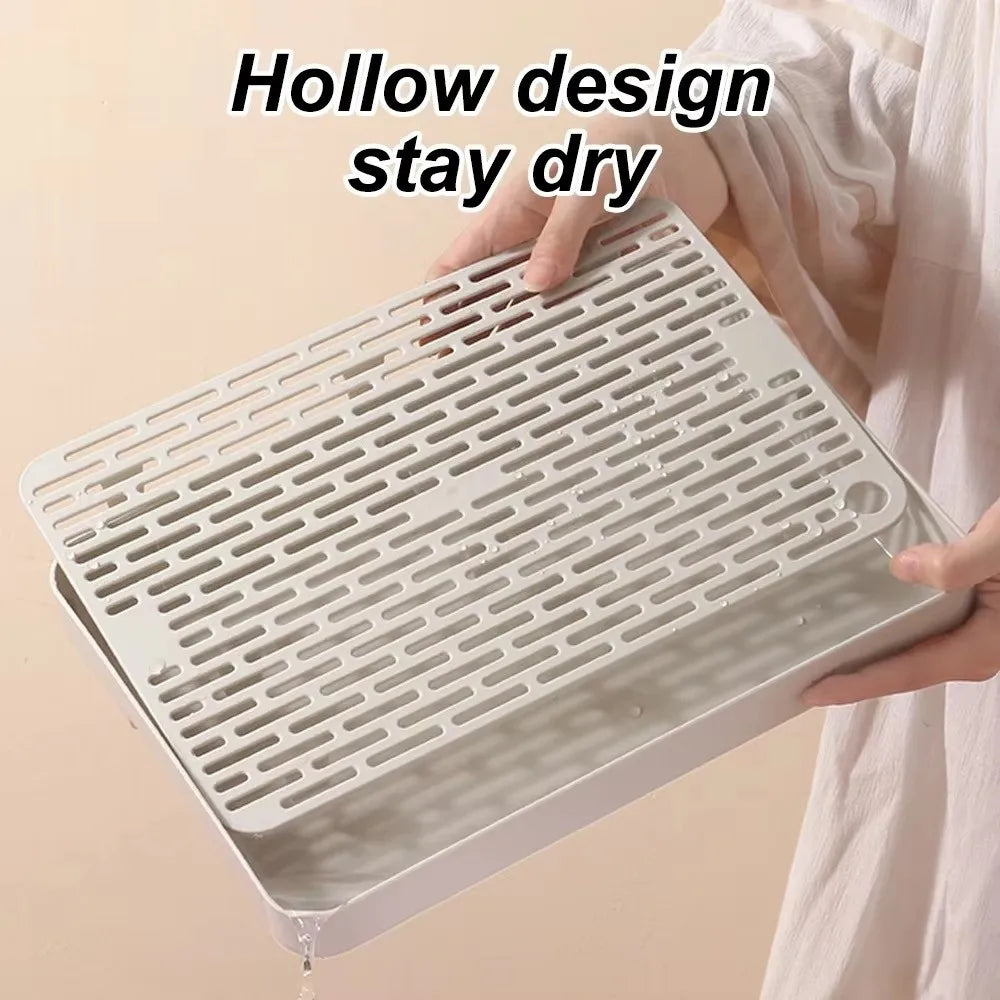 Small Rabbit Litter Box | Double-Layer Corner Toilet Tray