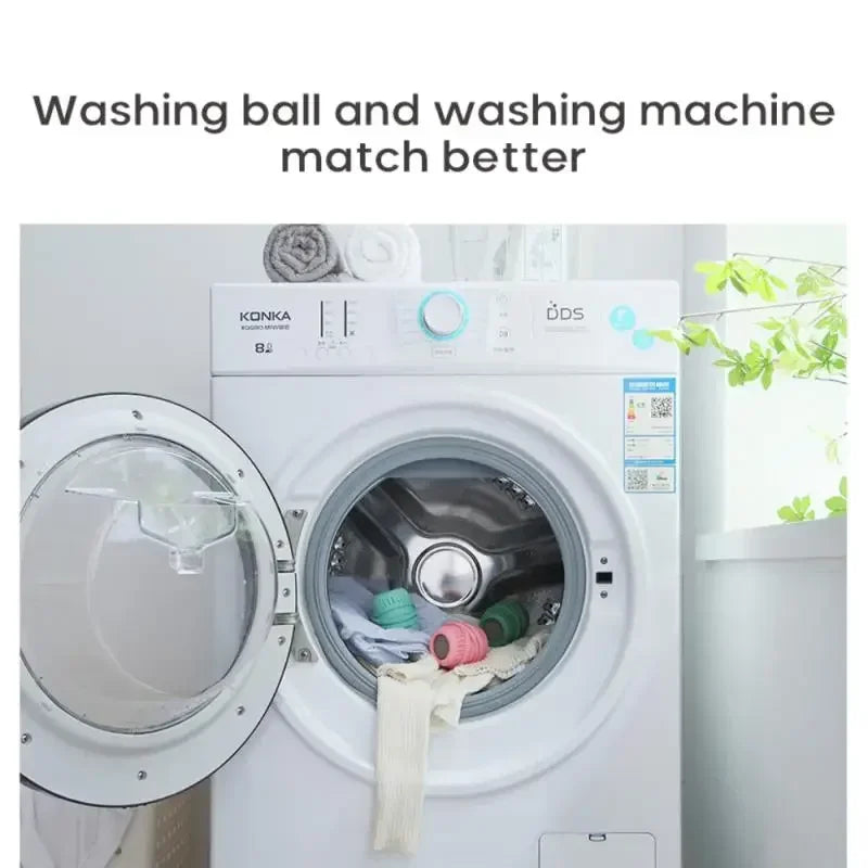Silicone Laundry Ball Anti Entanglement Large Household Washing Machine Washing Ball TPE Clothing Washing and Cleaning Ball New Peaceful Pleasures Health and Wellness