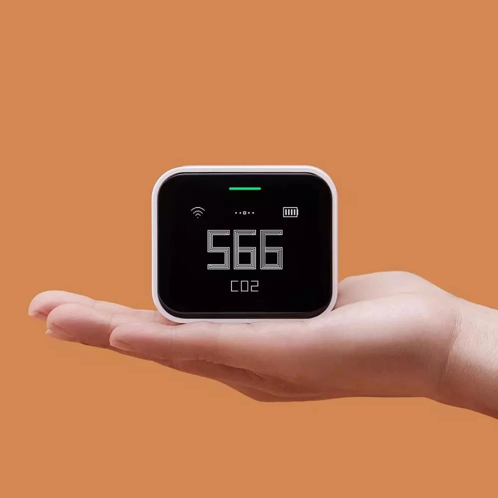 Qingping Air Detector lite IPS Screen Touch Operation Pm2.5 Control Air Monitor Homekit work with Xiaomi Apple Homekit Mi home Peaceful Pleasures Health and Wellness