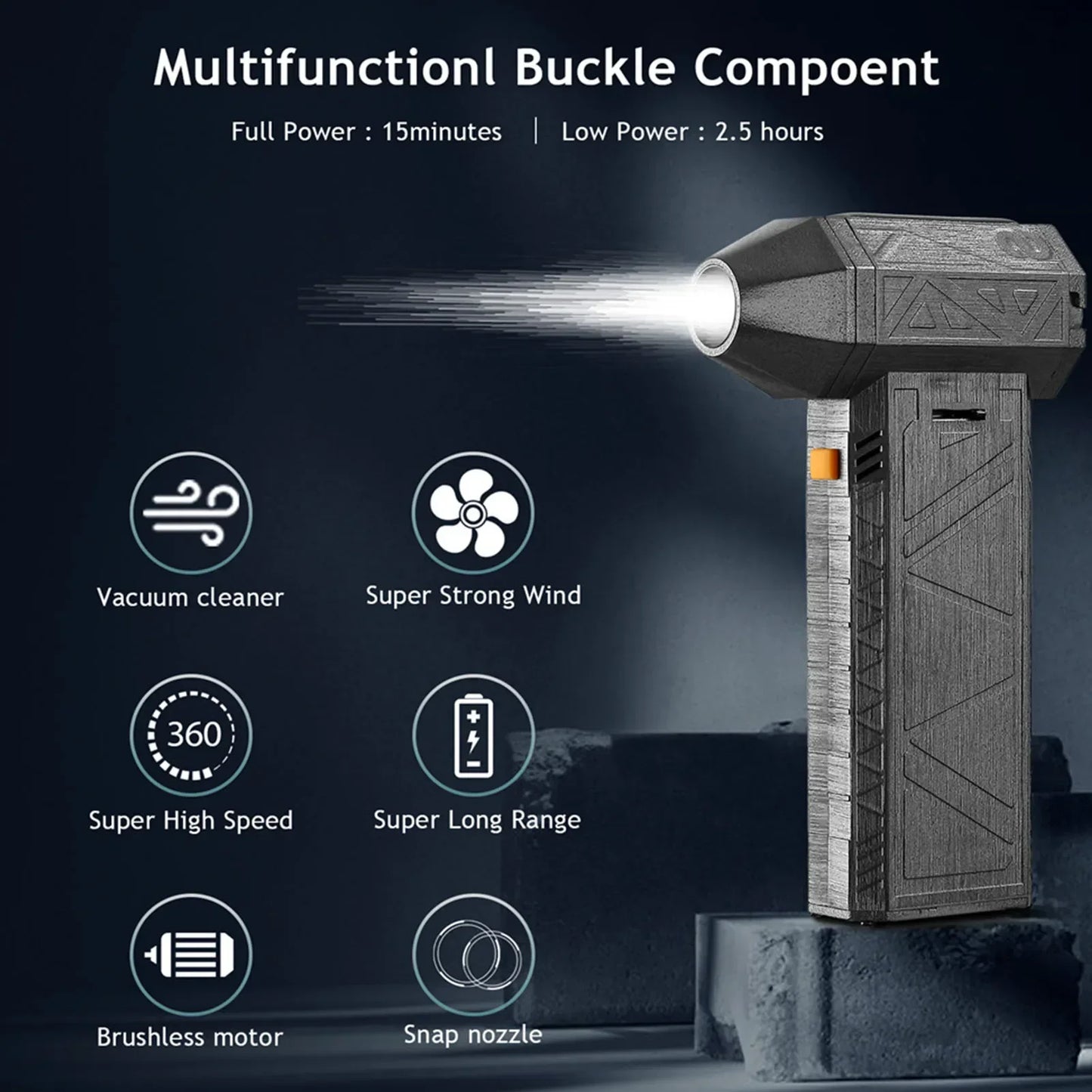 Mini Low Power Consumption Multifunctional Handheld Dry Blower