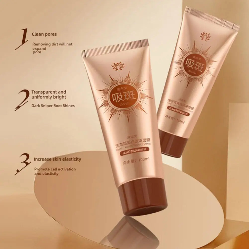 Anti-Blemish Brightening Peel-Off Face Mask 100ml – Deep Pore Cleansing & Glowing Skin (2/3pcs) Peaceful Pleasures Health and Wellness