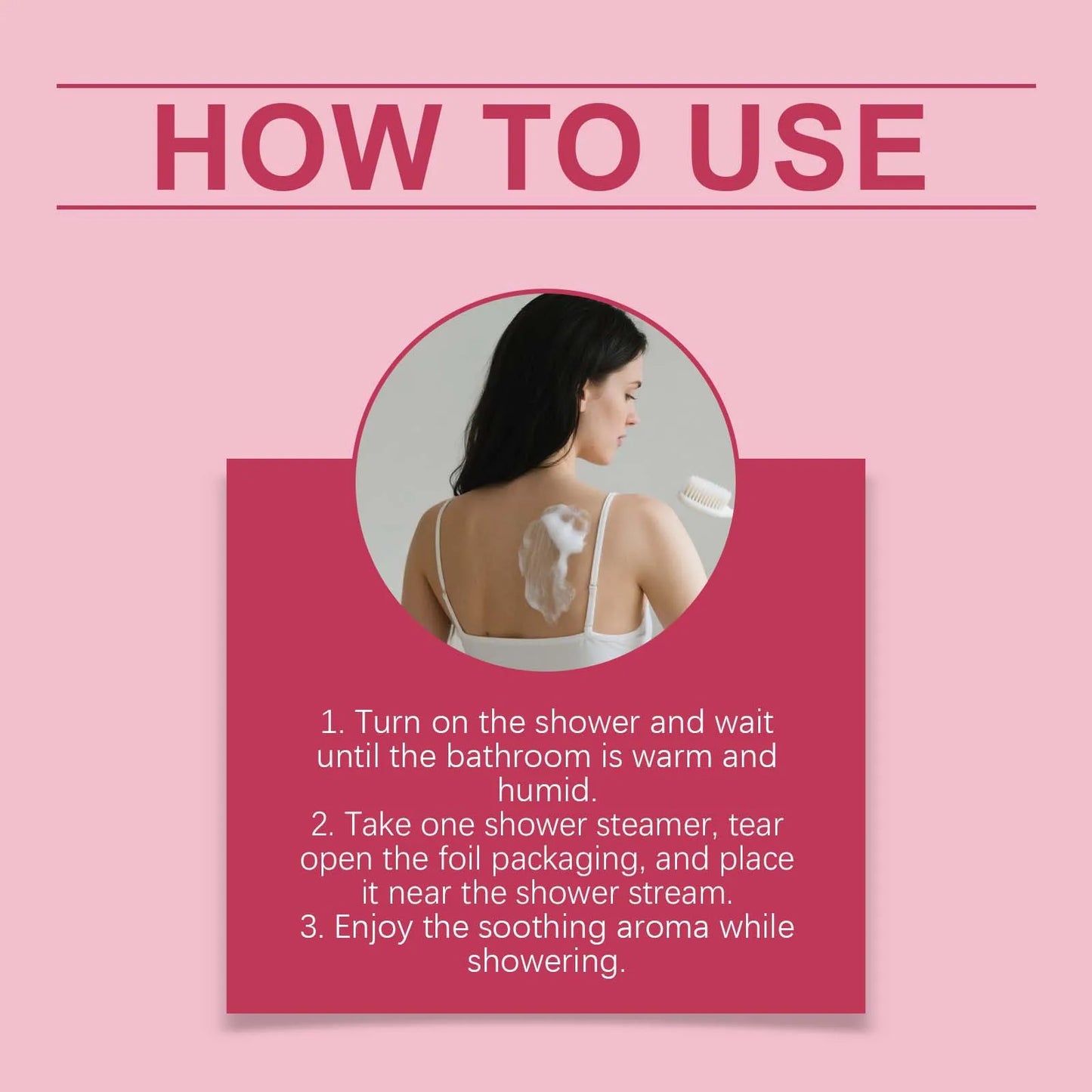 Jaysuing Rose Shower Tablets for Relaxing Bath Experience Peaceful Pleasures Health and Wellness