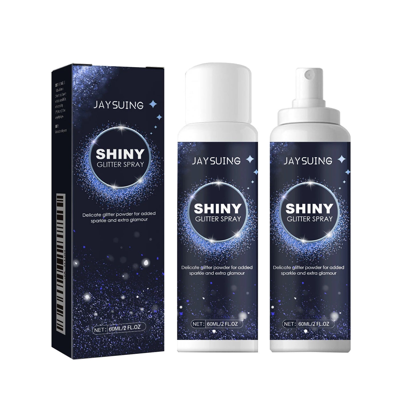 Silver Glitter Spray – Holographic Hair & Body Shimmer Mist