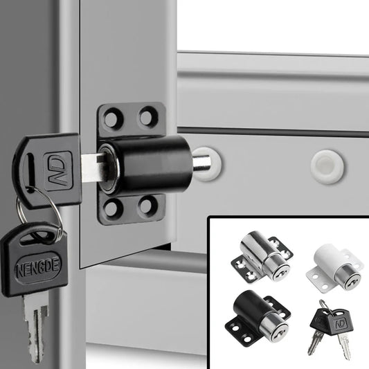 Sliding Door Window Lock with 2 Keys | Child Safety Antitheft Window & Door Lock Oasis Select