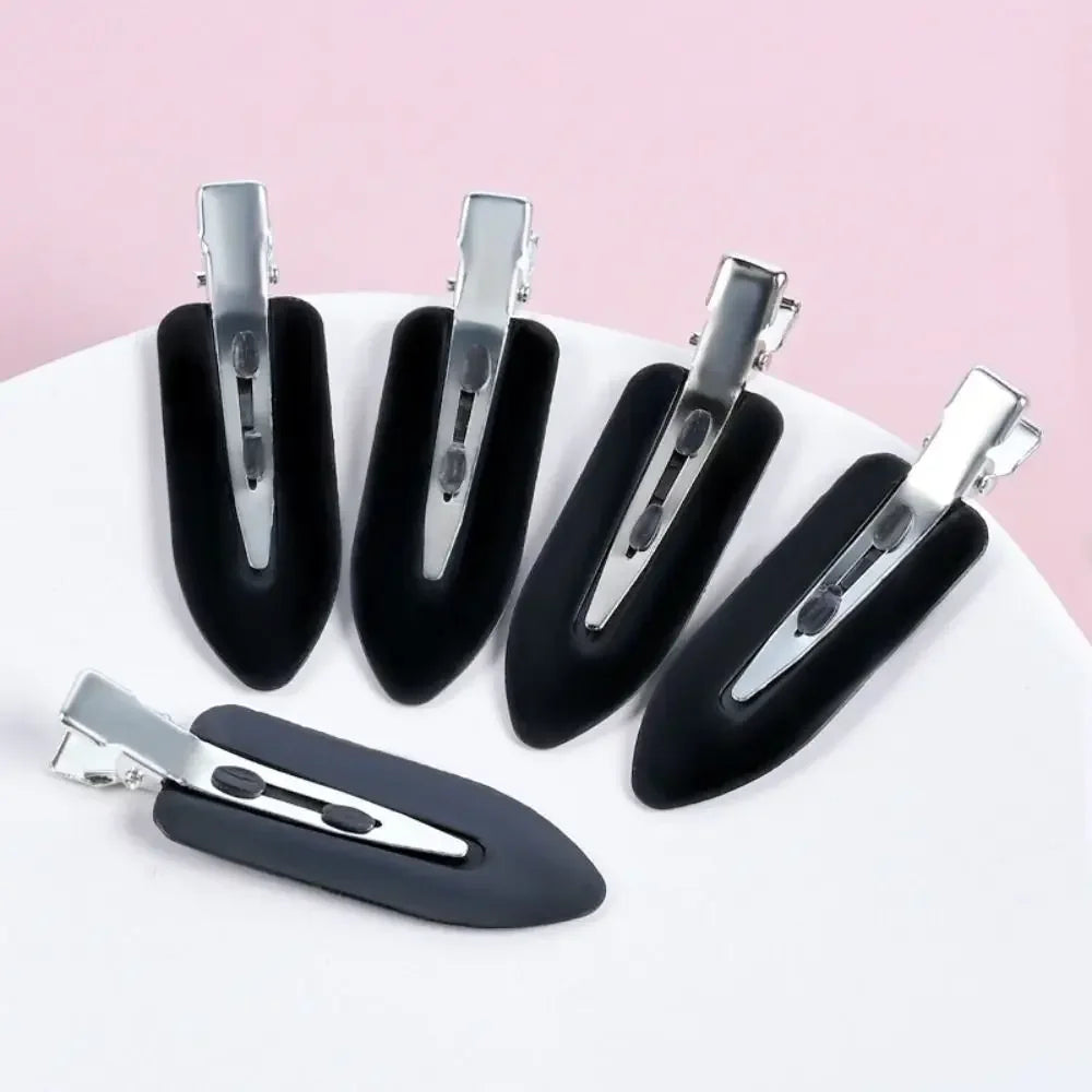 Korean Seamless Hair Clip Solid Color Bangs Clip Broken Hair Clip Super Fairy Makeup Hair Clip No Damage To Hair Side Hair Clips Peaceful Pleasures Health and Wellness Black-10pcs