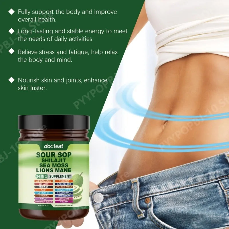 Spiny Fruit 24-in-1 Capsules | Gut & Digestive Support 60 Ct