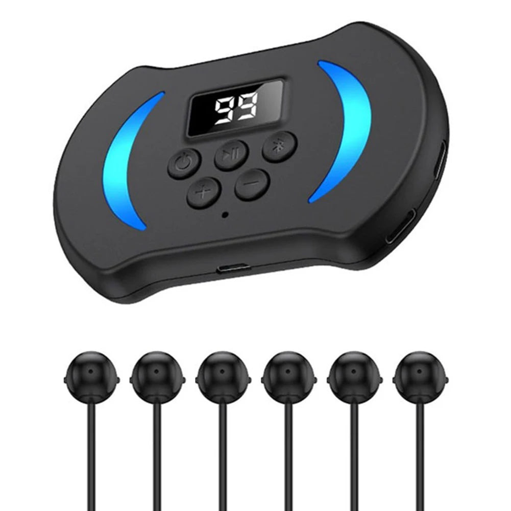 Mobile Phone Screen Auto Clicker with Digital Display & Blue Light Auto Tapper Taps for Games Live Broadcasts Deal Reward Tasks Peaceful Pleasures Health and Wellness 6 head