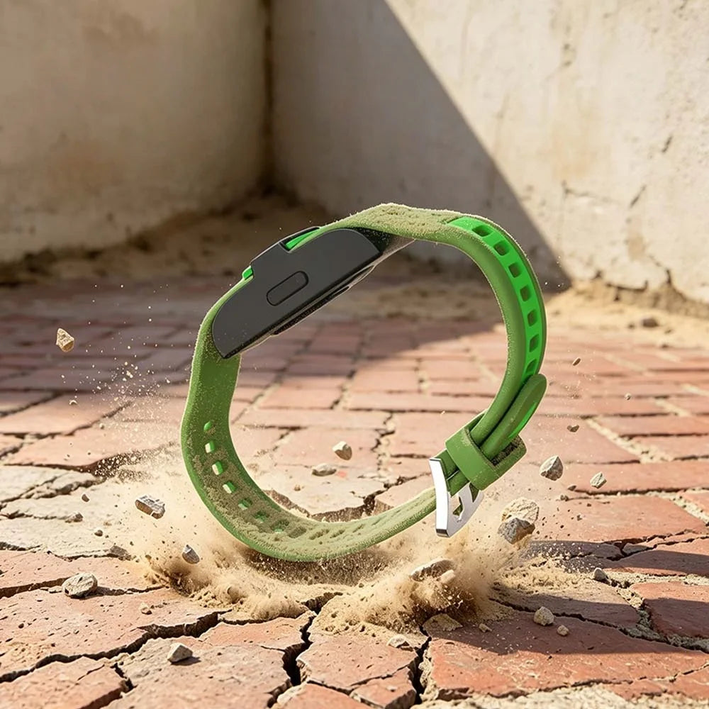 Simple Solid Color Silicone Strap For The Hume Band Smart Wristband The Strap Feels Comfortable On Your Wrist Peaceful Pleasures Health and Wellness