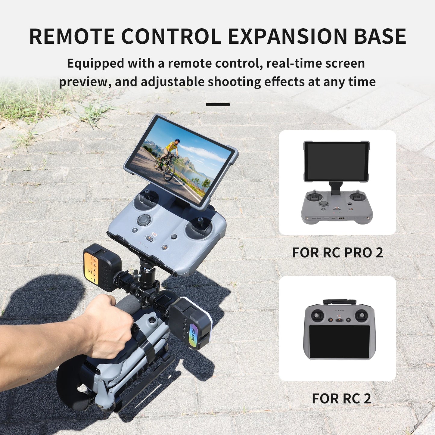 U-Type Portable Photography Bracket Ergonomic Design For DJI Mavic 4 Pro Handheld Shooting Bracket Handheld Photography Kit Peaceful Pleasures Health and Wellness