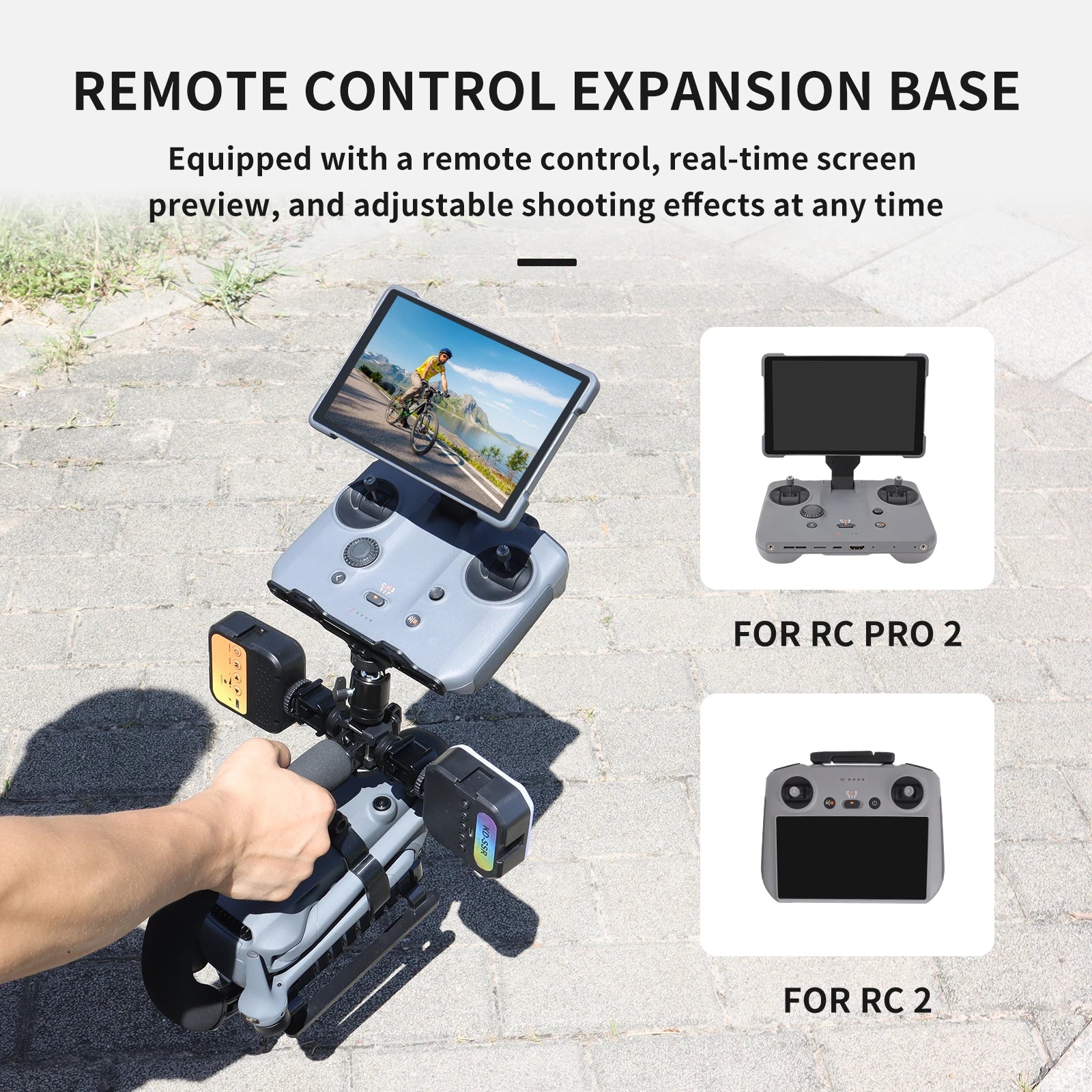 U-Type Portable Photography Bracket Ergonomic Design For DJI Mavic 4 Pro Handheld Shooting Bracket Handheld Photography Kit Peaceful Pleasures Health and Wellness
