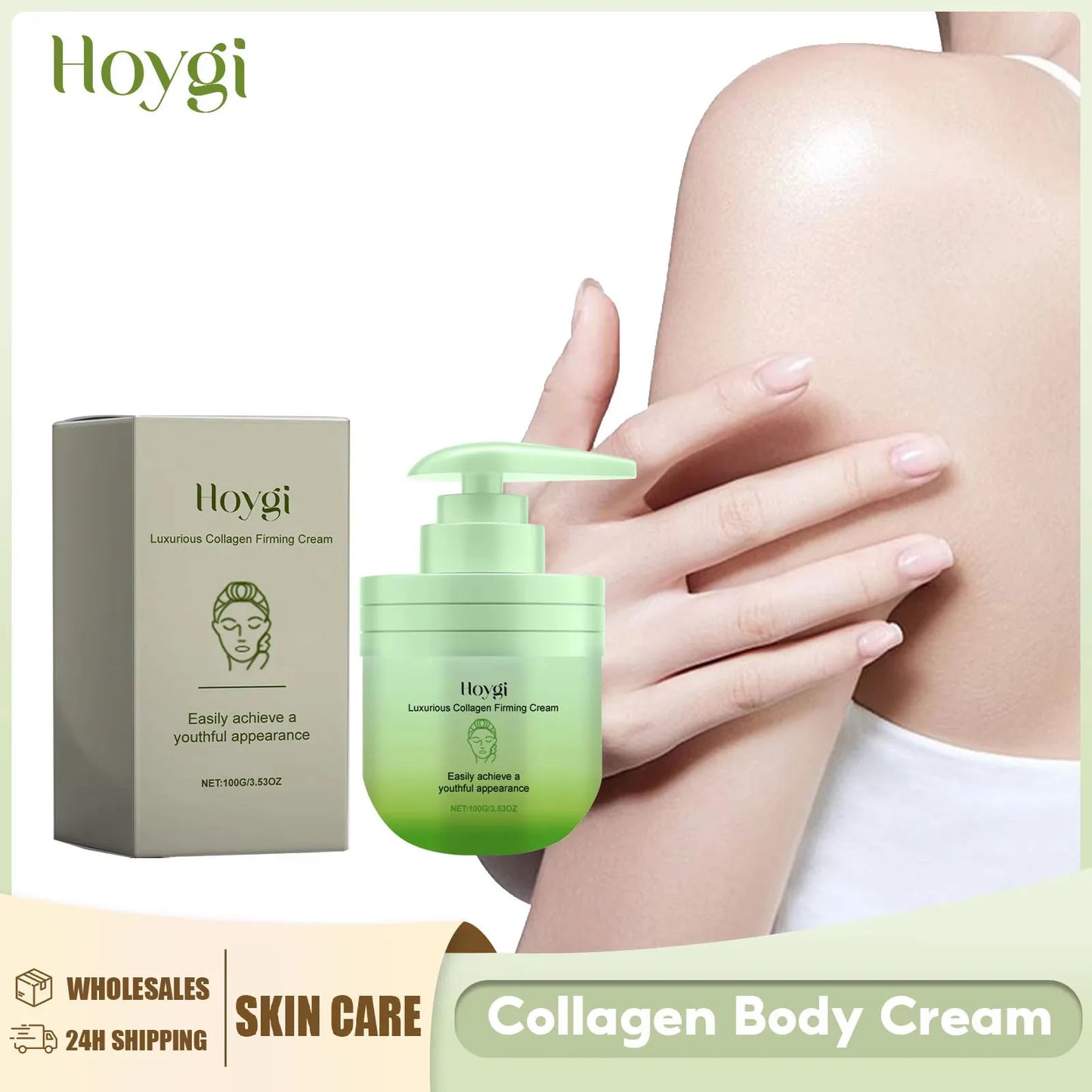 Collagen Body Cream Firming Remove Wrinkle Dark Spots Anti-Chapping Even Toning Bleaching Leg Moisturizing Skin Lightening Cream Peaceful Pleasures Health and Wellness