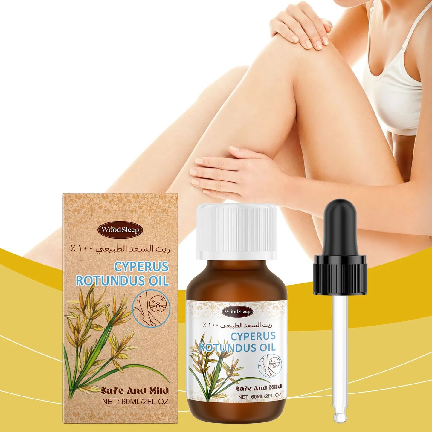 Cyperus Rotundus Oil Hair Inhibition Serum – Slow Regrowth