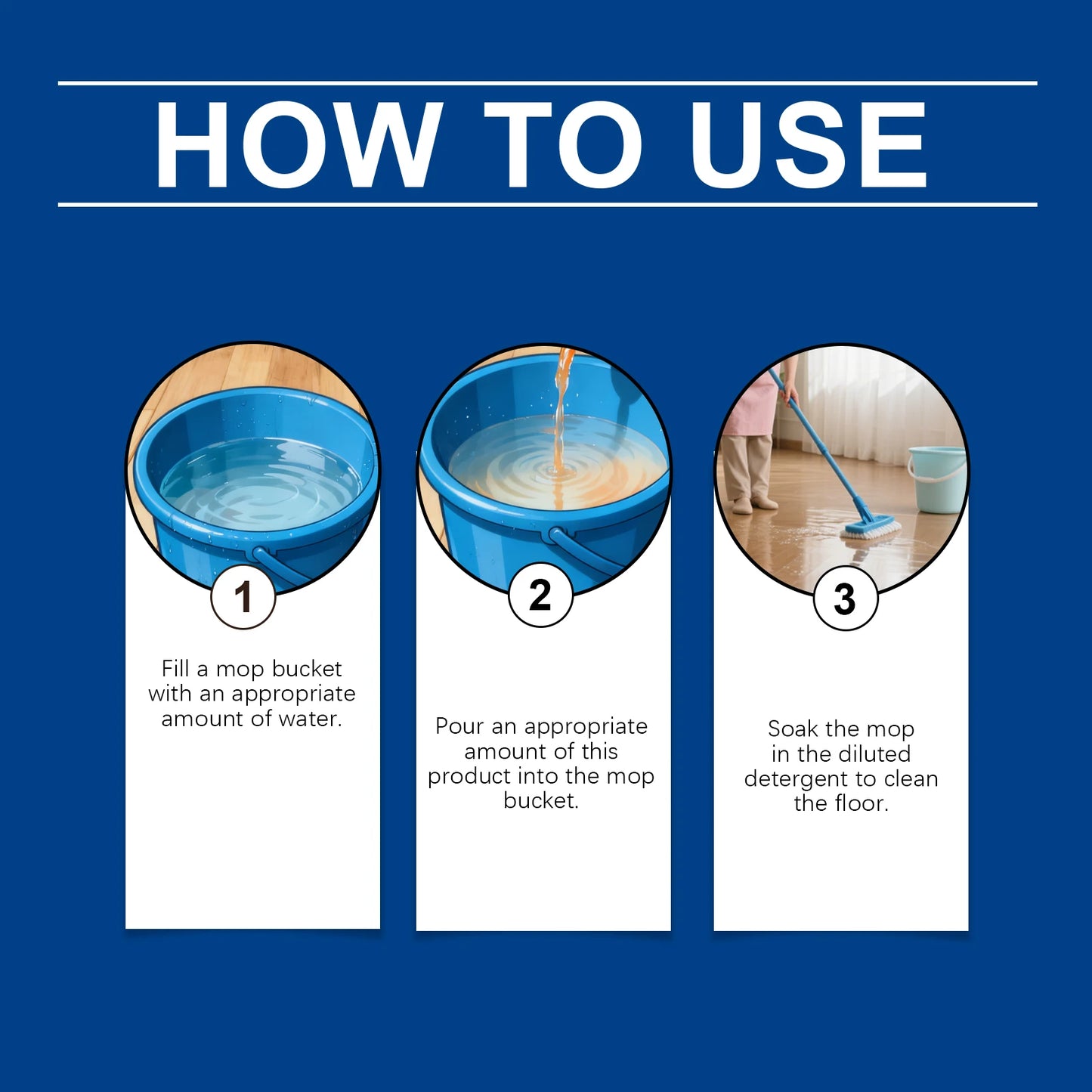 Jue-Fish 100ml Hardwood Floor Cleaner – Restores Gloss & Removes Stains