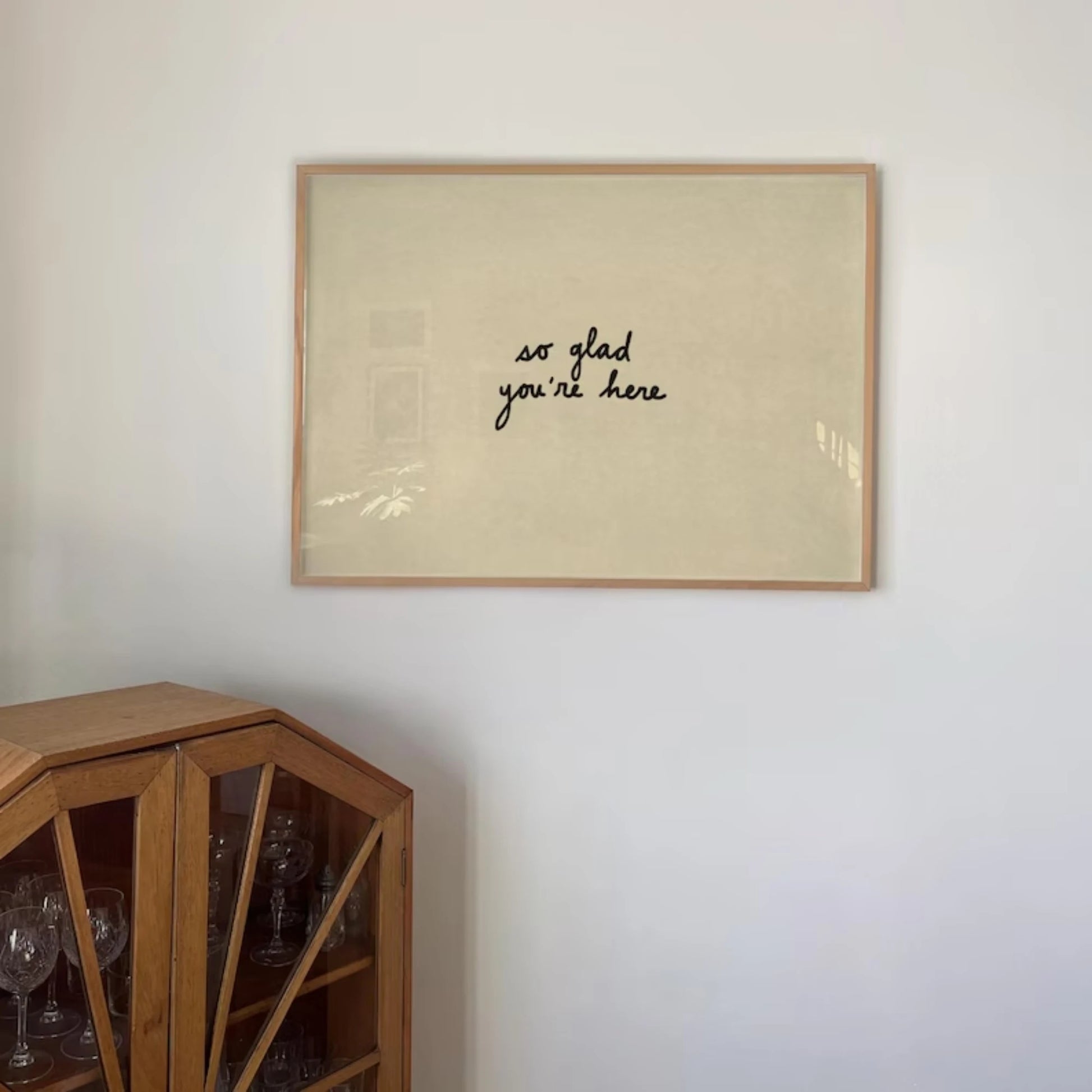 So Glad You're Here Entryway Wall Art Print Canvas Painting Poster Picture For Living Room,Guest Room Bedroom Home Decor Peaceful Pleasures Health and Wellness