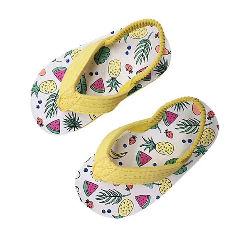 Kids Summer Flip Flop Sandals | Soft EVA Beach Shoes Boys Girls