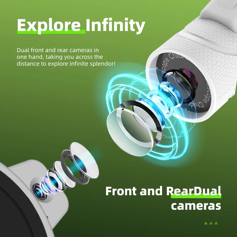 Children's High-Power High-Definition Telescope Scientific Experiment Toy Can Take Photos, Videos, Digital Telescope Peaceful Pleasures Health and Wellness
