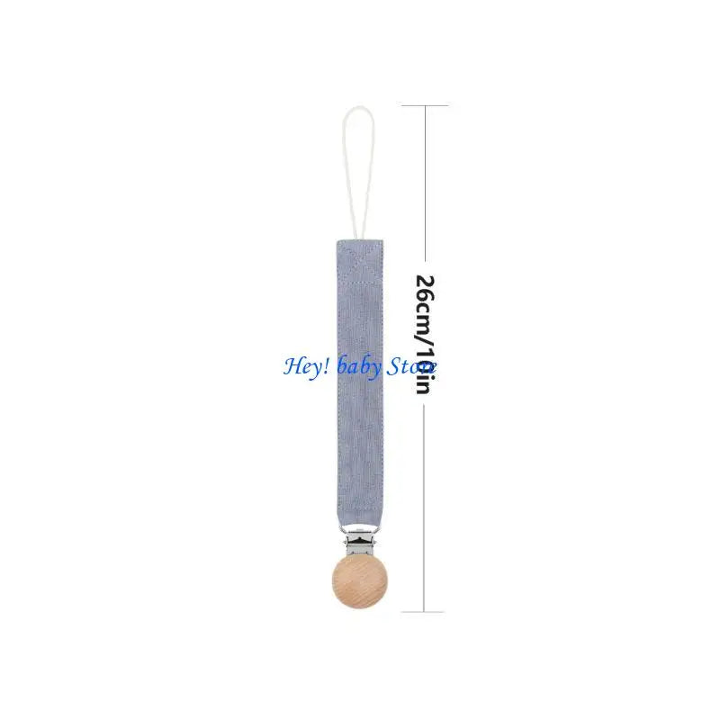 Baby Pacifier Clip Cotton Rope Teether Soother – 25 Colors