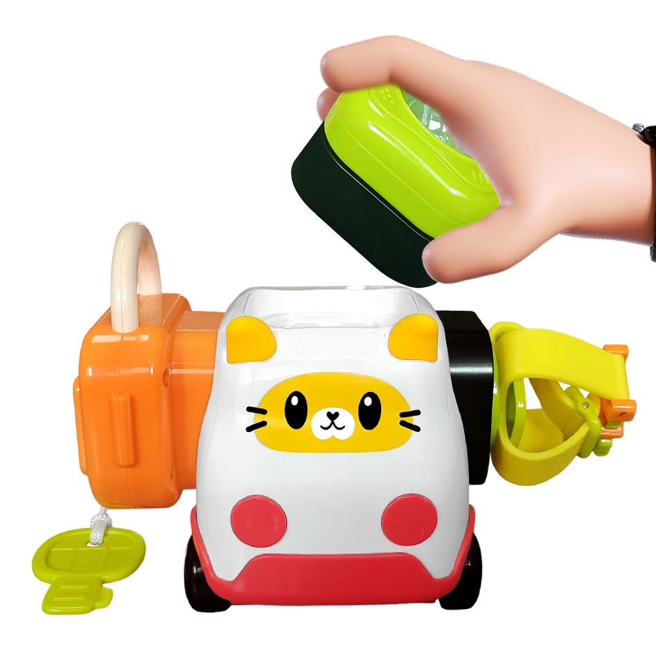 2in1 Baby Busy Ball Cute Car Toys Montessori Education Learning