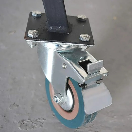 3 & 4 Inch Silent Industrial Caster Wheels with Brake | Universal Industrial Caster Wheels Oasis Select fixed 4inch 4 pcs