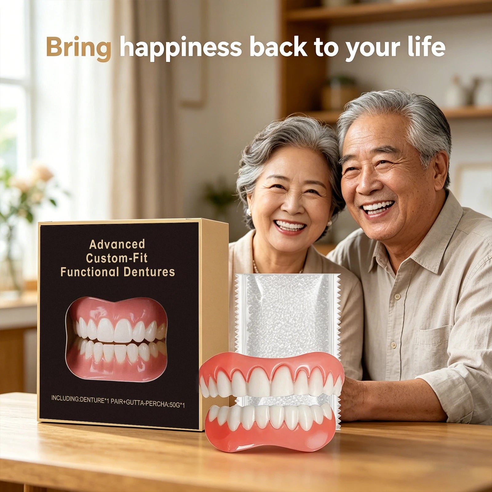 Denture Modification Kit | Fill Tooth Gaps & Fake Teeth Set Denture Modification Kit Peaceful Pleasures Health and Wellness