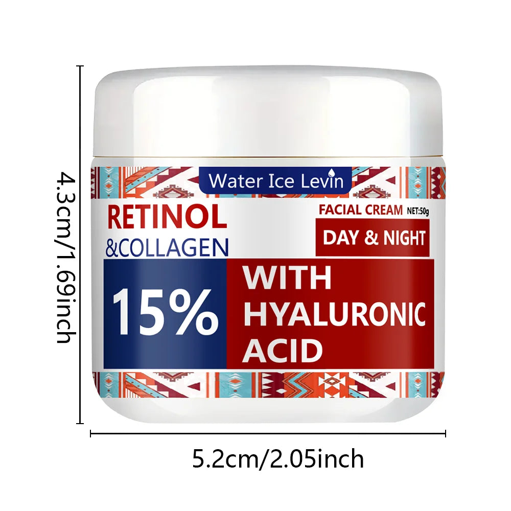 Retinol & Collagen Lifting Face Cream – Brightening 50g Face Moisturizer Cream Peaceful Pleasures Health and Wellness