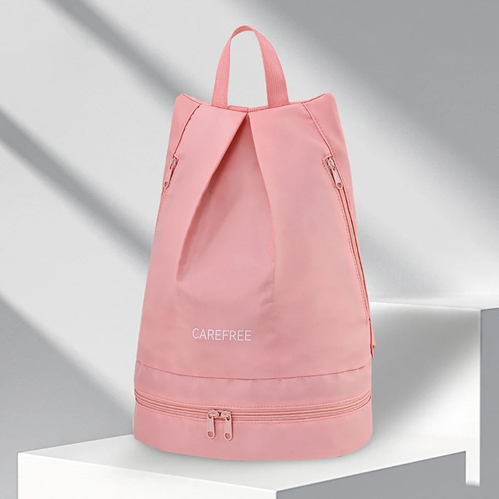 Swimming Backpack Beach Bag Shoe Compartment Dry Wet Separated Sports