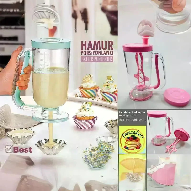 900ml Silicone Batter Dispenser – Pancakes, Cupcakes & Cakes