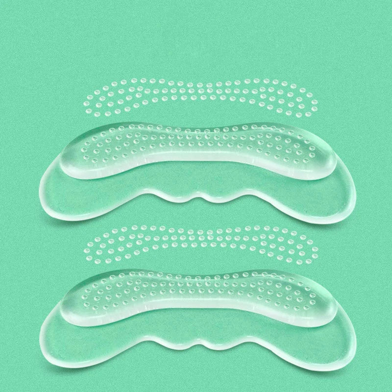 Silicone Gel Heel Insoles for Women – Anti-Slip Pain Relief