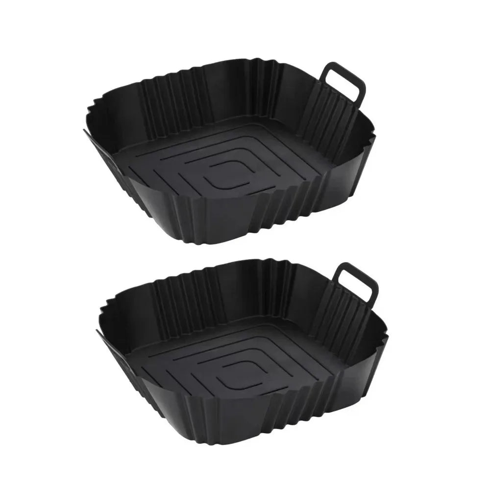 Silicone Air Fryer Liner – Non-Stick Reusable Square Baking Tray