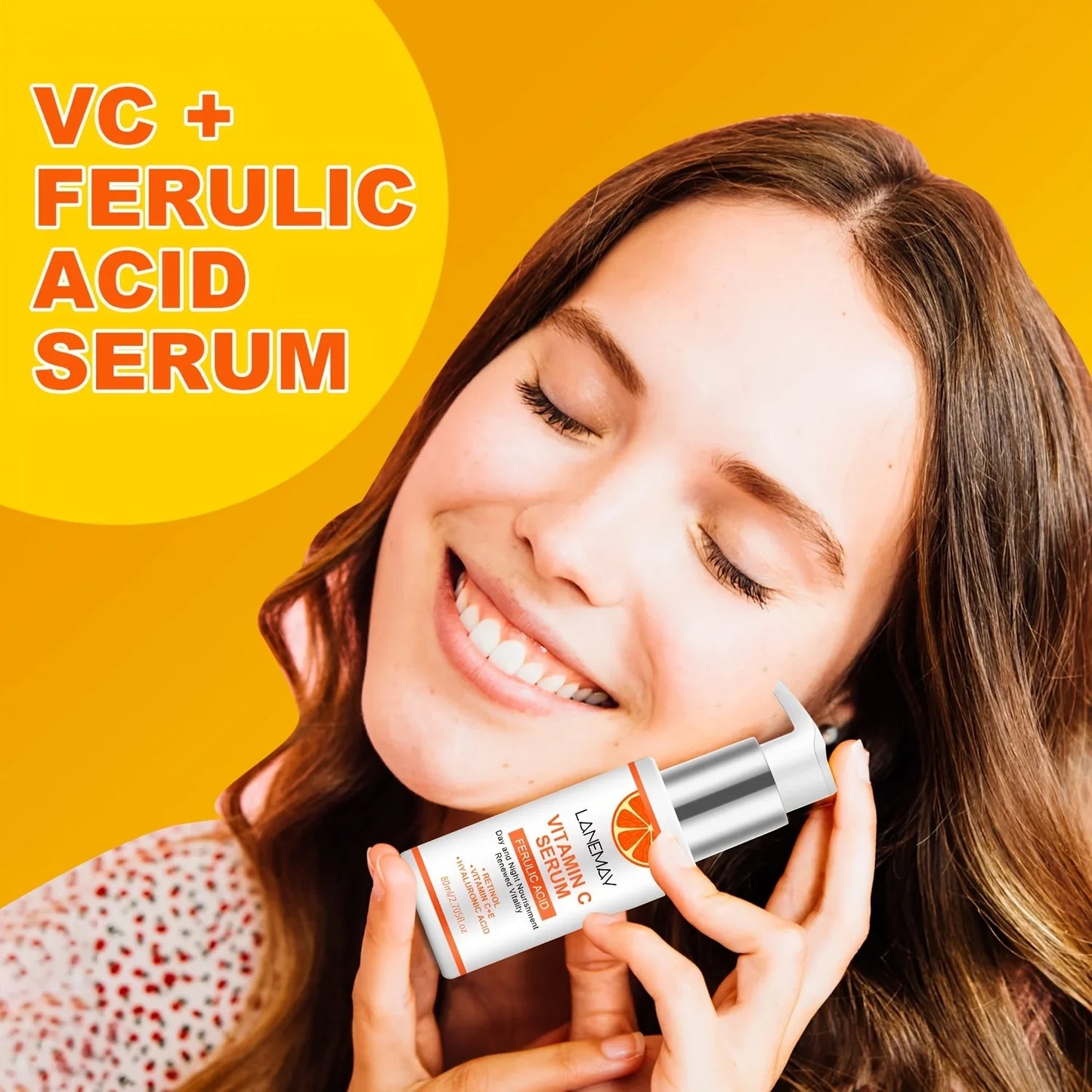 Vitamin C Serum with Ferulic Acid & Hyaluronic Acid – 80ml